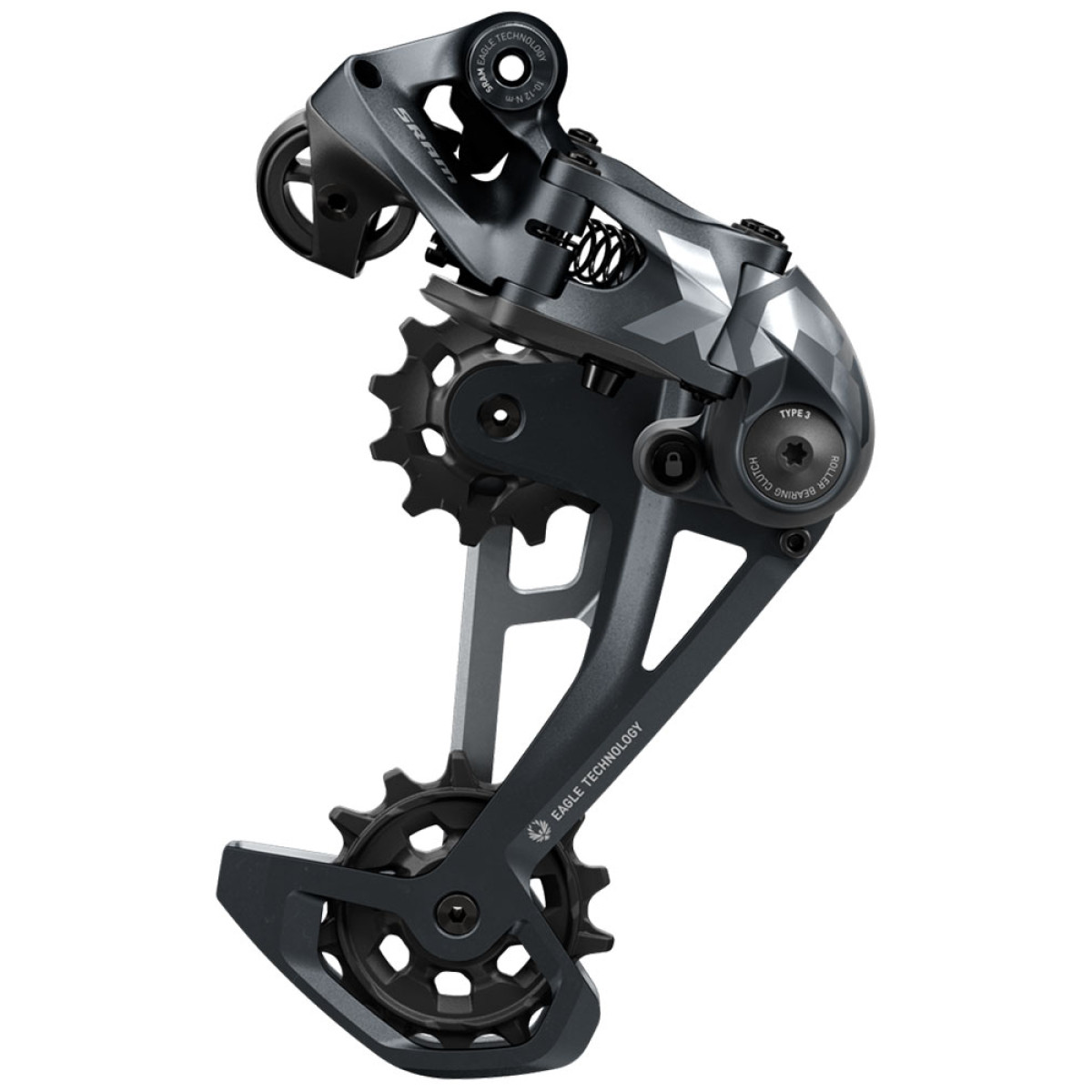 SRAM X01 Eagle tagumine käiguvahetaja | 12-käiguline | Must