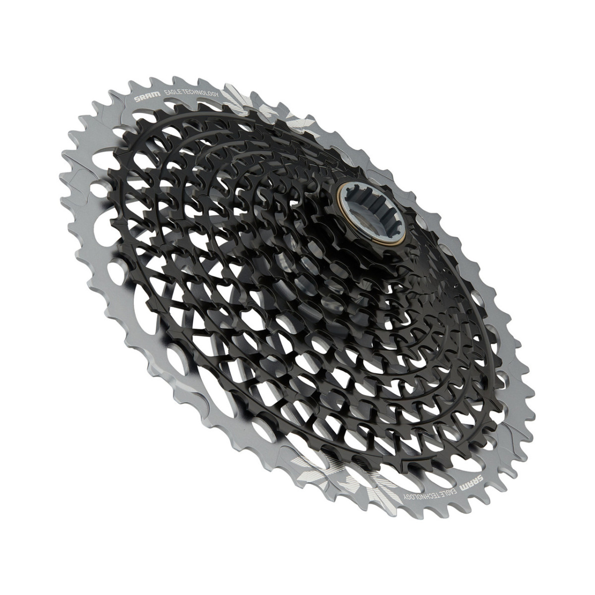 SRAM XG-1295 Eagle kasete, 12 ātrumu | Polāri pelēka