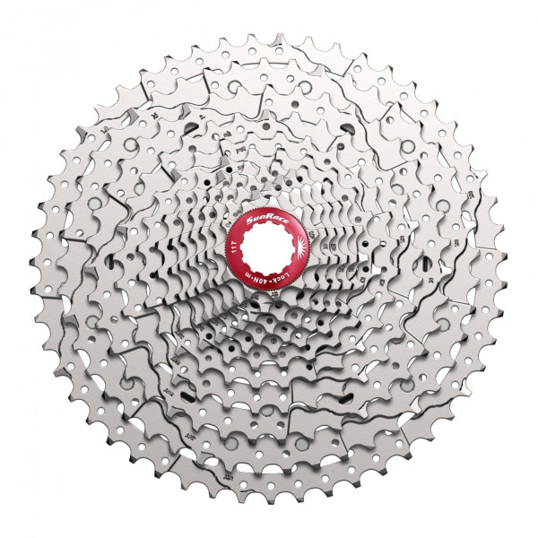 Sunrace CSMZ800 WA1 kasete | 12 ātrumu | Metallic Silver