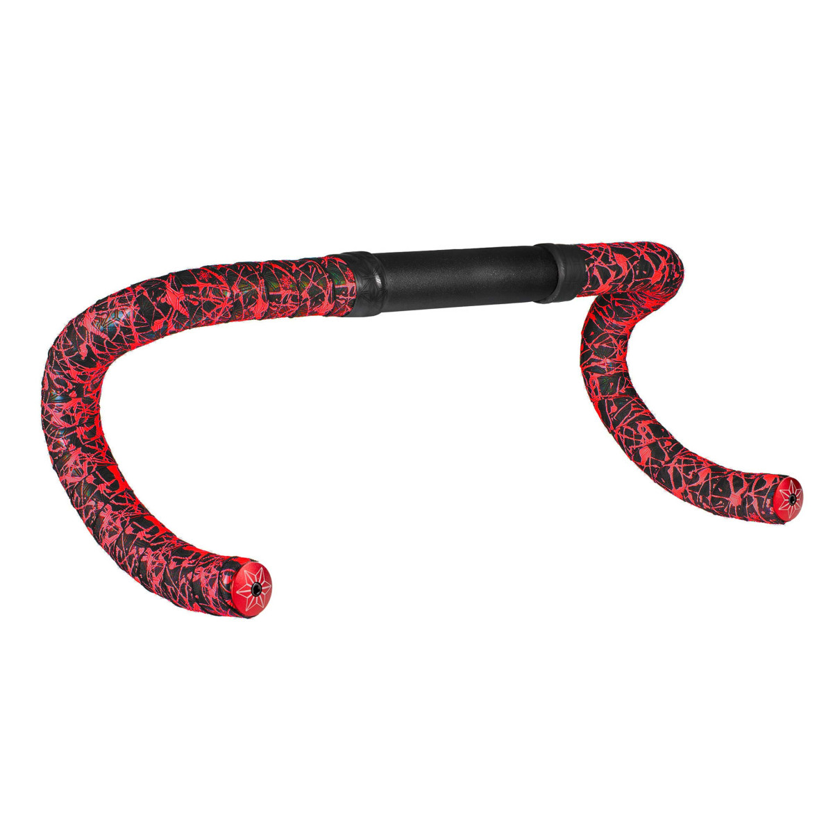 Supacaz Super Sticky Kush lenksulint | Splat - Neaon Red