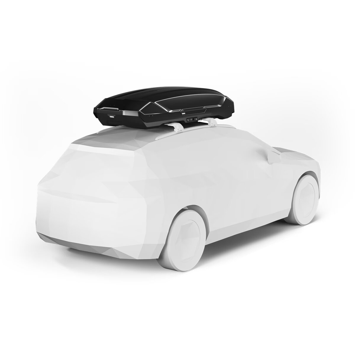 Thule Motion 3 XXL jumta bagāžnieks | Glossy Black