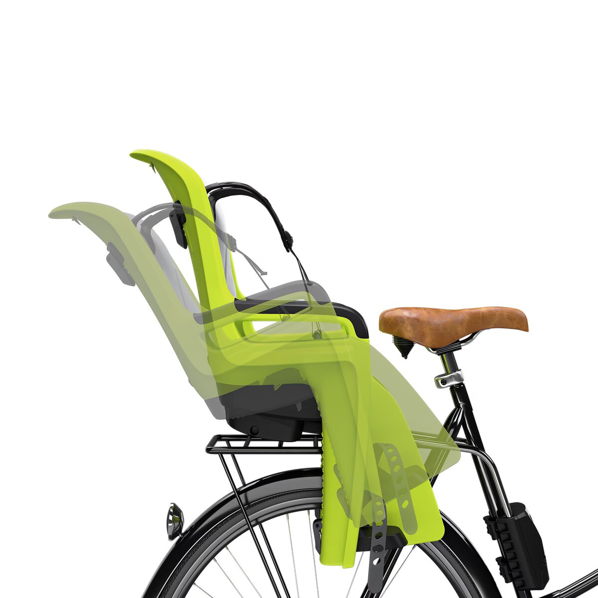 Thule RideAlong 2 bērnu velosipēda sēdeklis | Zen Lime