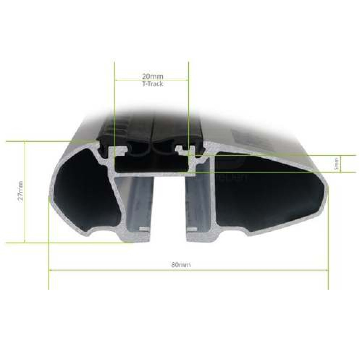 Thule WingBar Evo Roof Bars | Black | 2 pcs