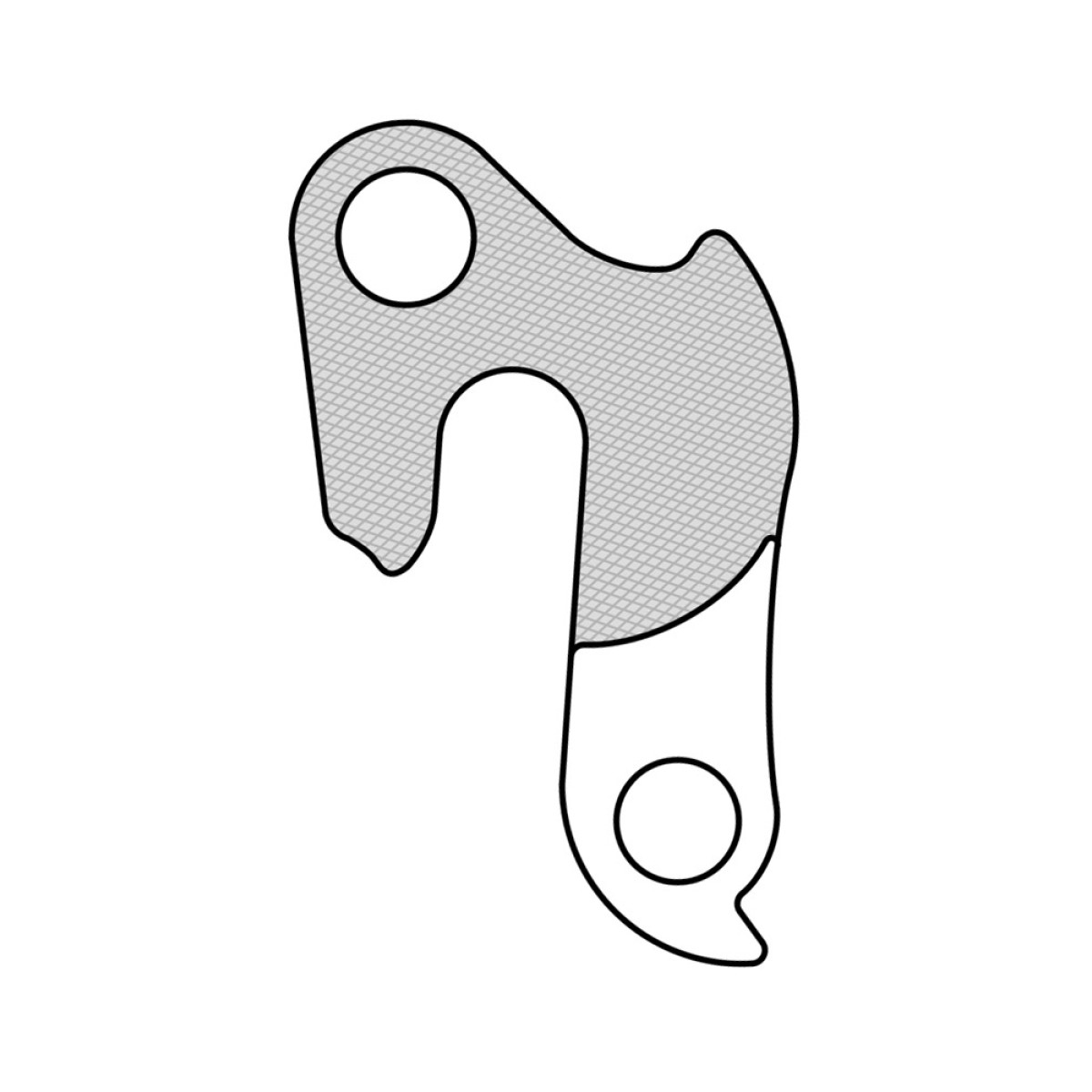 Union GH-005 pārslēdzēja kājiņa | BH, Canyon, Cube, Orbea, Scott, Trek
