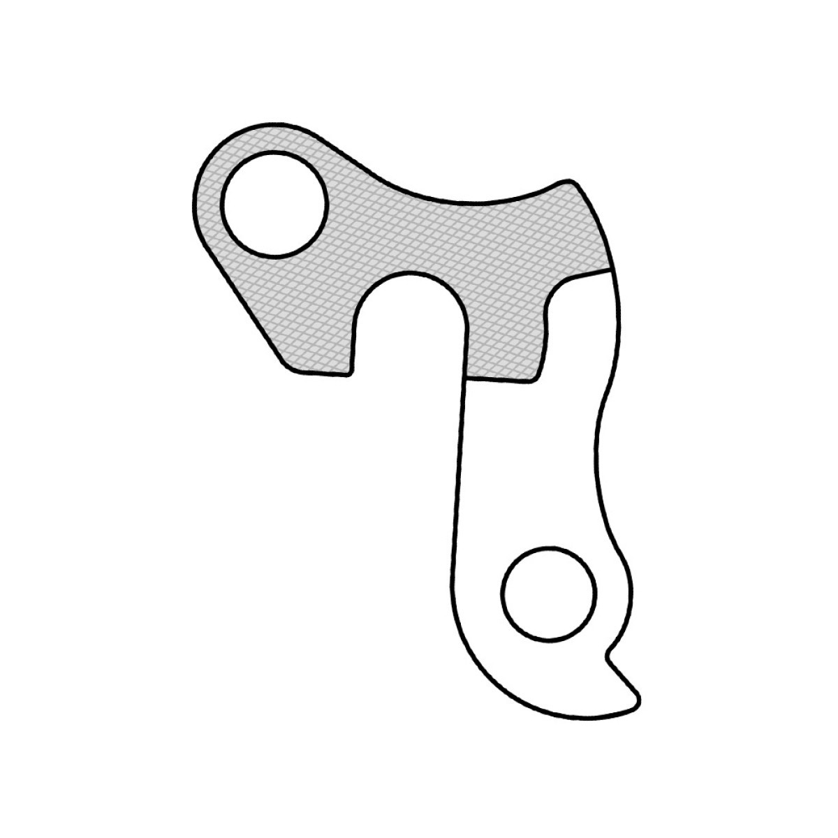 Union GH-011 Derailleur Hanger | Canyon, Kellys, Decathlon, Fuji, Scott