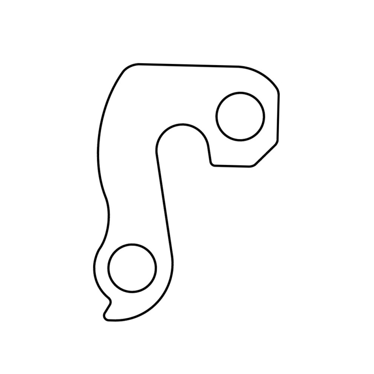 Union GH-012 Derailleur Hanger | B'Twin, Cube, Decathlon, Focus, Ghost