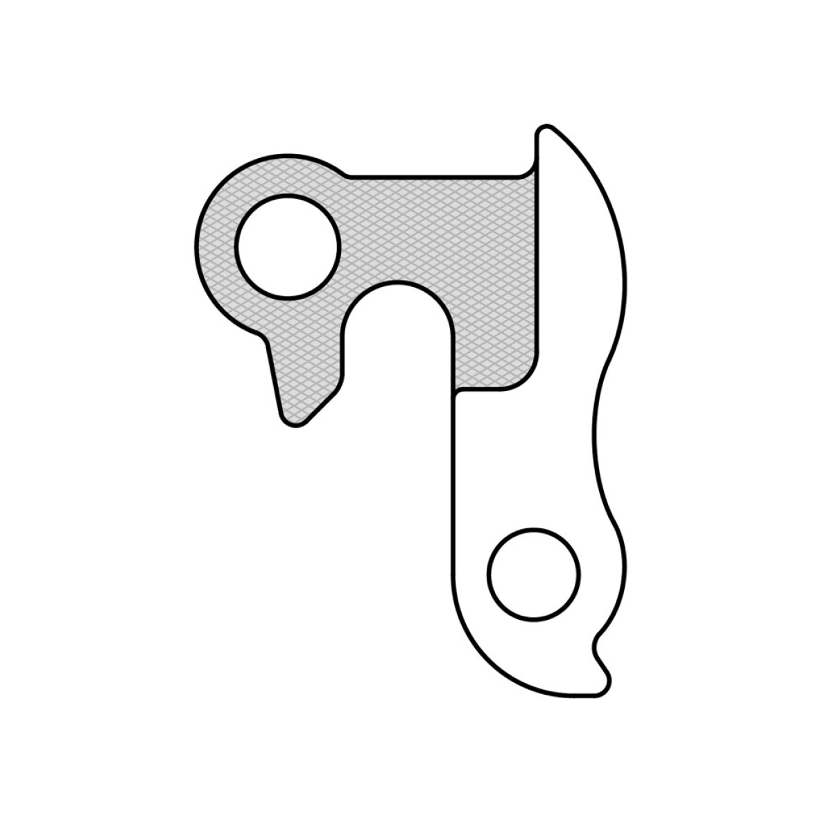 Union GH-015 Derailleur Hanger | B'Twin, Corratec, Decathlon, Fuji, Rockrider