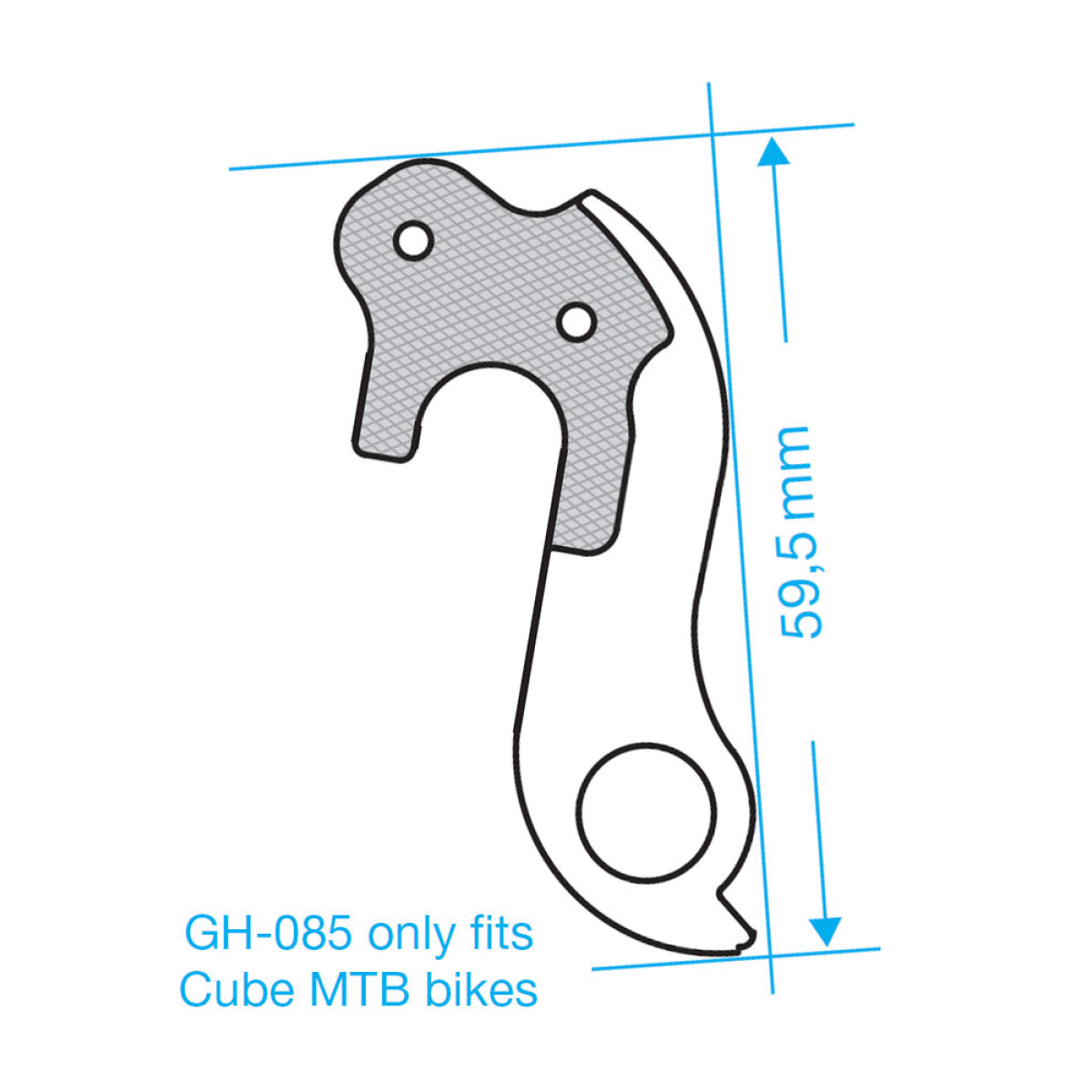 Union GH-085 pārslēdzēja kājiņa | Cube