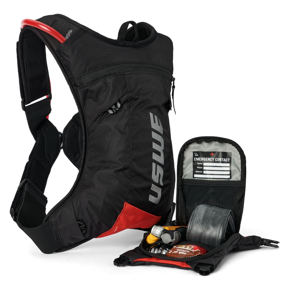 USWE MTB HYDRO joogipakiga seljakott | 3L | Black - Red
