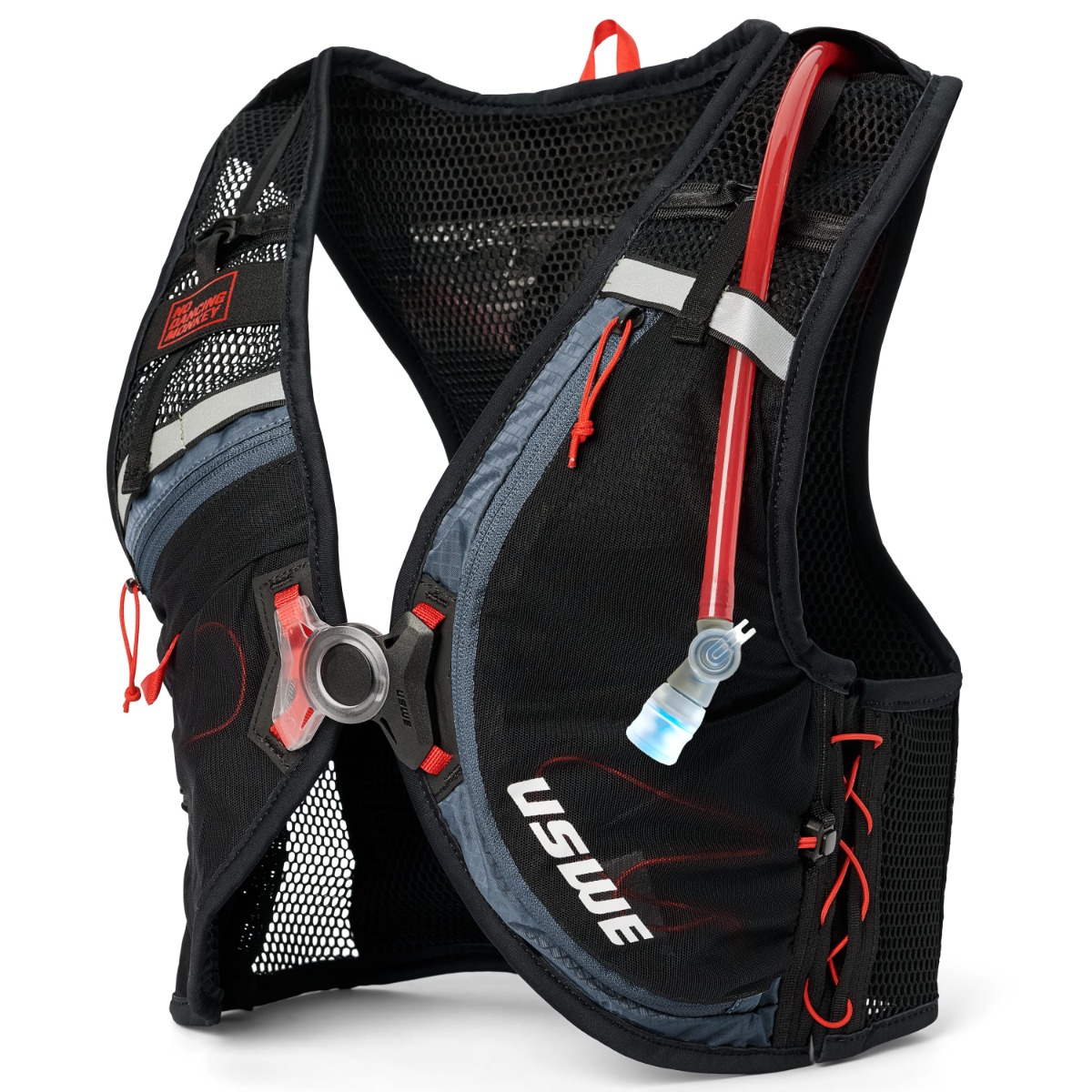 USWE RUSH Hydration Vest | 8L | Black - Blue