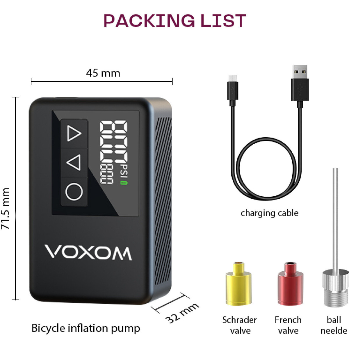 Voxom EPu2 Mini rehvipuhasti