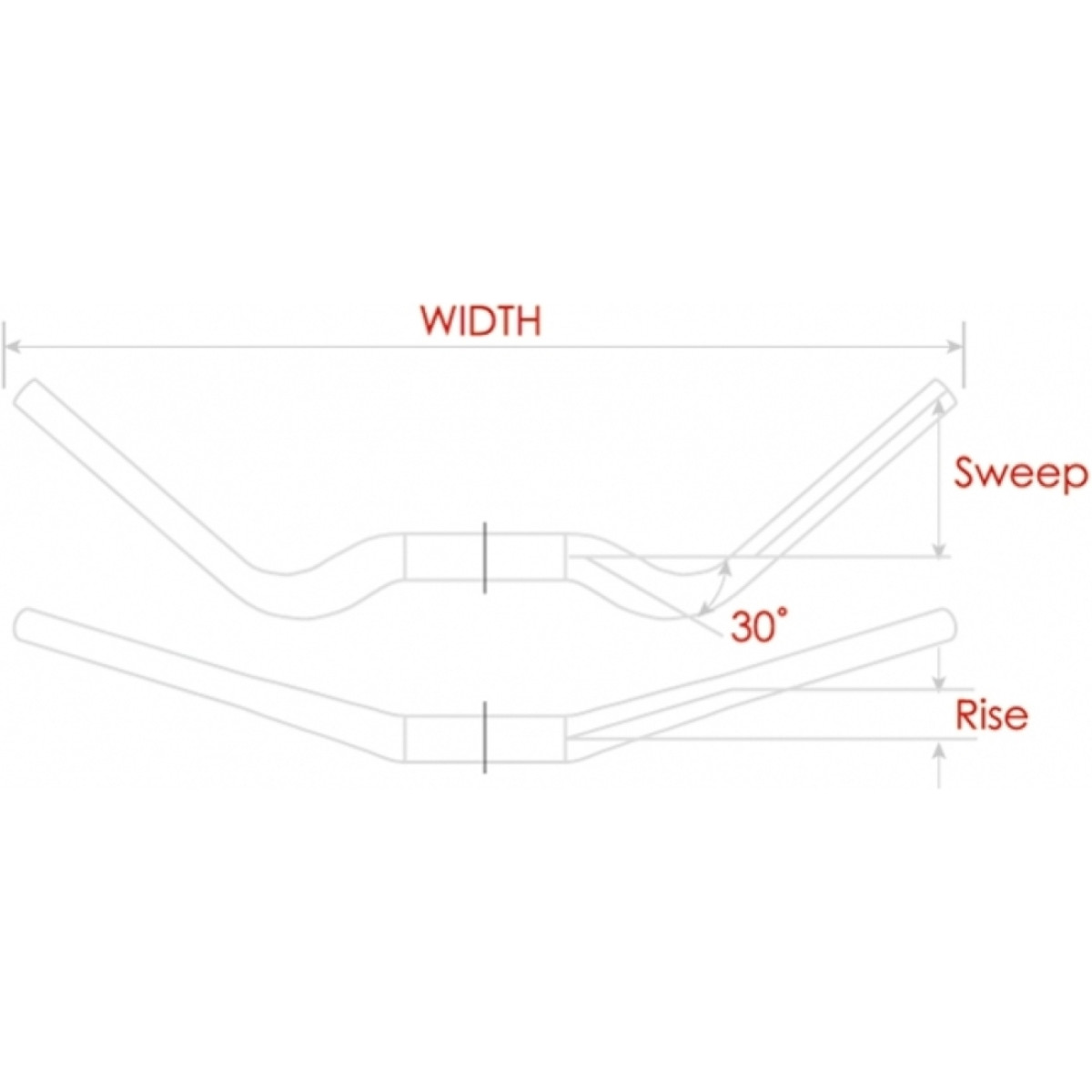Voxom Len3 N-Plus WS Handlebar | Ø 31.8 | 34mm Rise | Black
