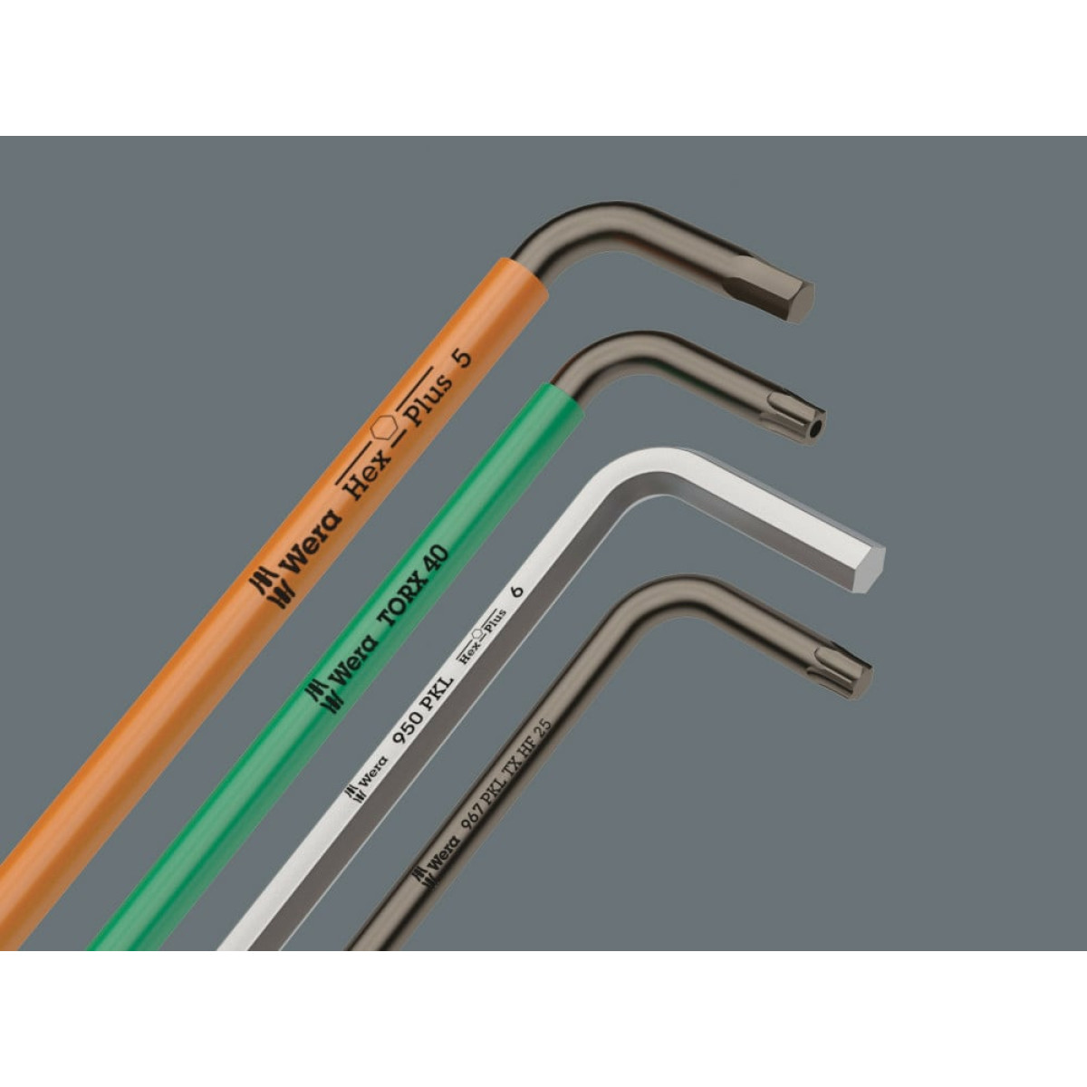 Wera 950/9 Hex-Plus Multicolour 2 L L-veida atslēgu komplekts | 9 daļas