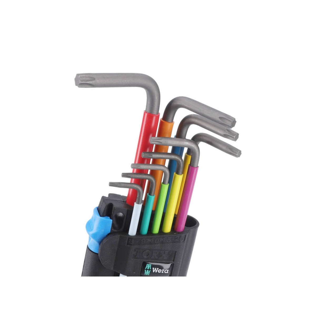 Wera 967/9 TX Multicolour HF 1 L-veida atslēgu komplekts | 9 daļas