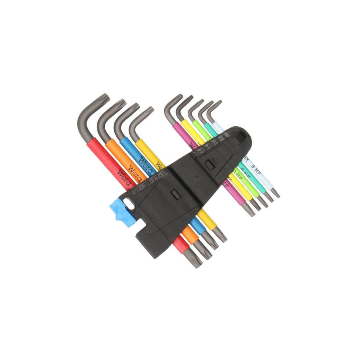Wera 967/9 TX Multicolour HF 1 L-veida atslēgu komplekts | 9 daļas
