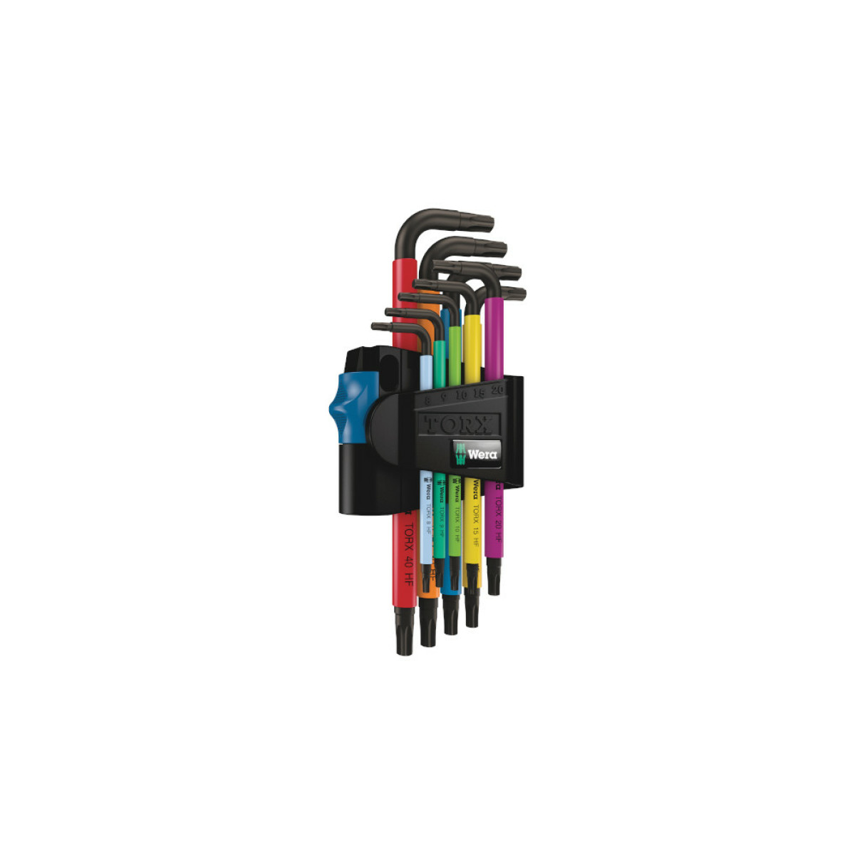 Wera 967/9 TX Multicolour HF 1 L-veida atslēgu komplekts | 9 daļas