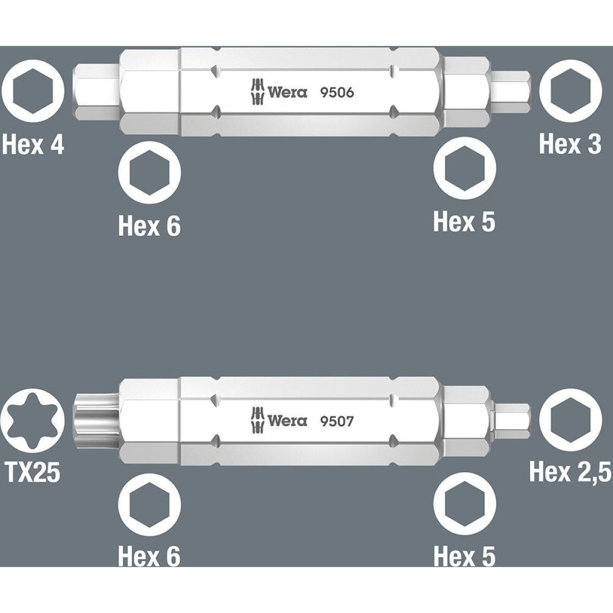 Wera Bicycle Set 15 velosipēda instrumentu komplekts | 5 daļas