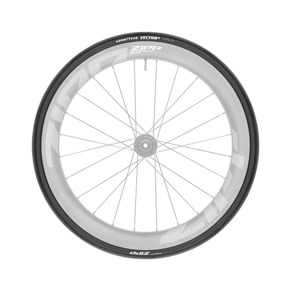 Zipp Goodyear Vector R XPLR TLR 28" kokkurullitav rehv | Black