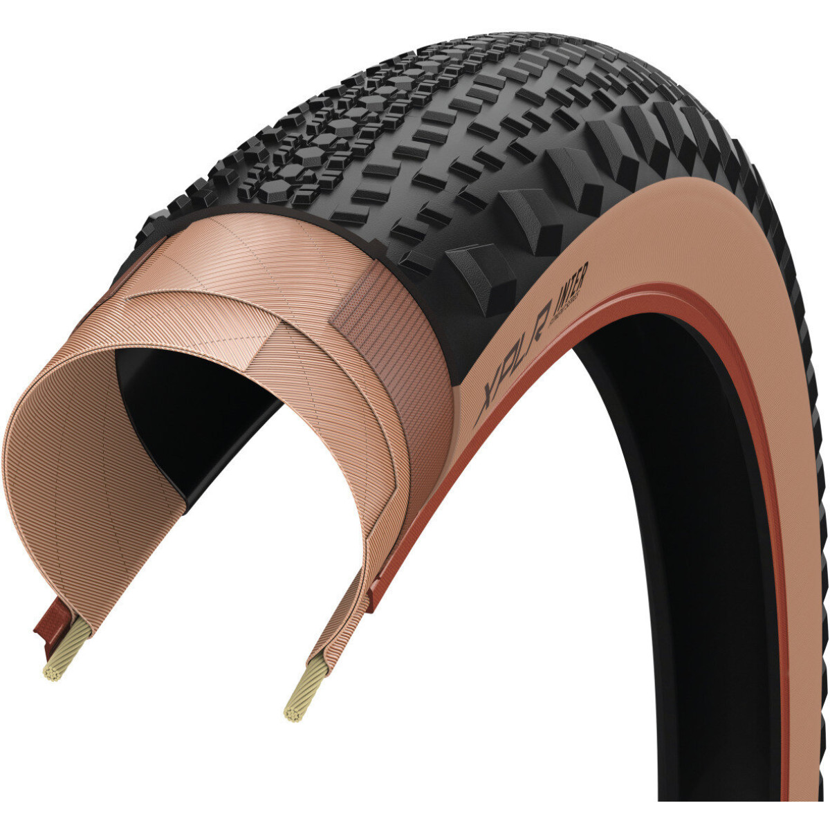 Zipp Tire Goodyear INTER XPLR 28" Dynamic UHP Folding Tire | Black-Tan