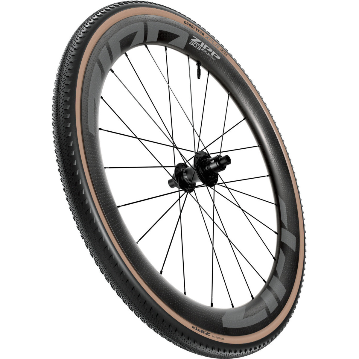 Zipp Tire Goodyear INTER XPLR 28" Dynamic UHP Folding Tire | Black-Tan
