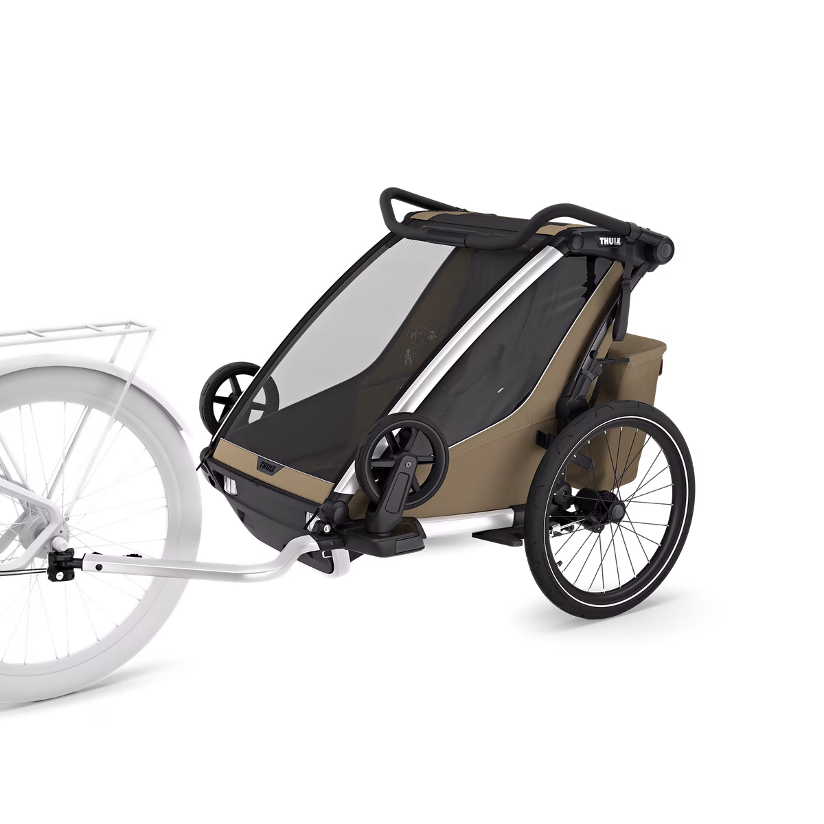 Thule Chariot Cross 2 multispordi jalgrattahaagis | 2 koht | Faded Khaki