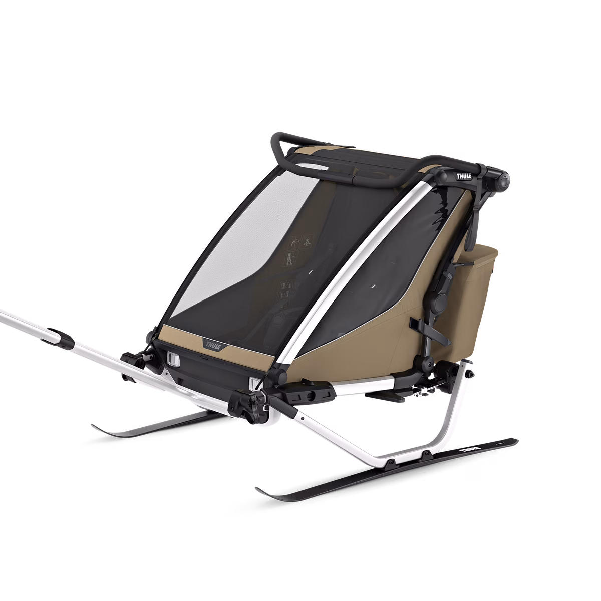 Thule Chariot Cross 2 multispordi jalgrattahaagis | 2 koht | Faded Khaki