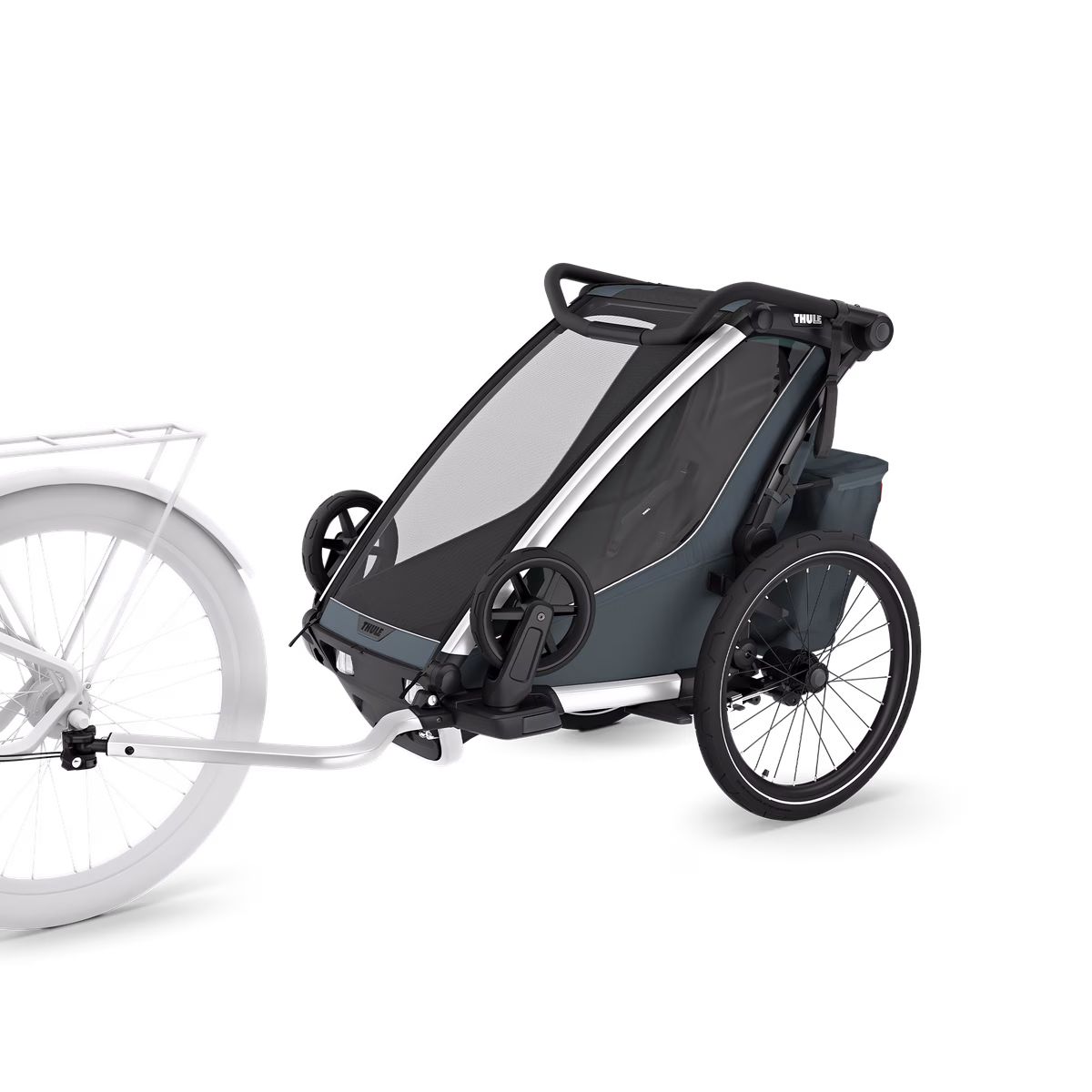 Thule Chariot Cross 2 dažādu sporta veidu velopiekabe | 1 vieta | Dark Slate