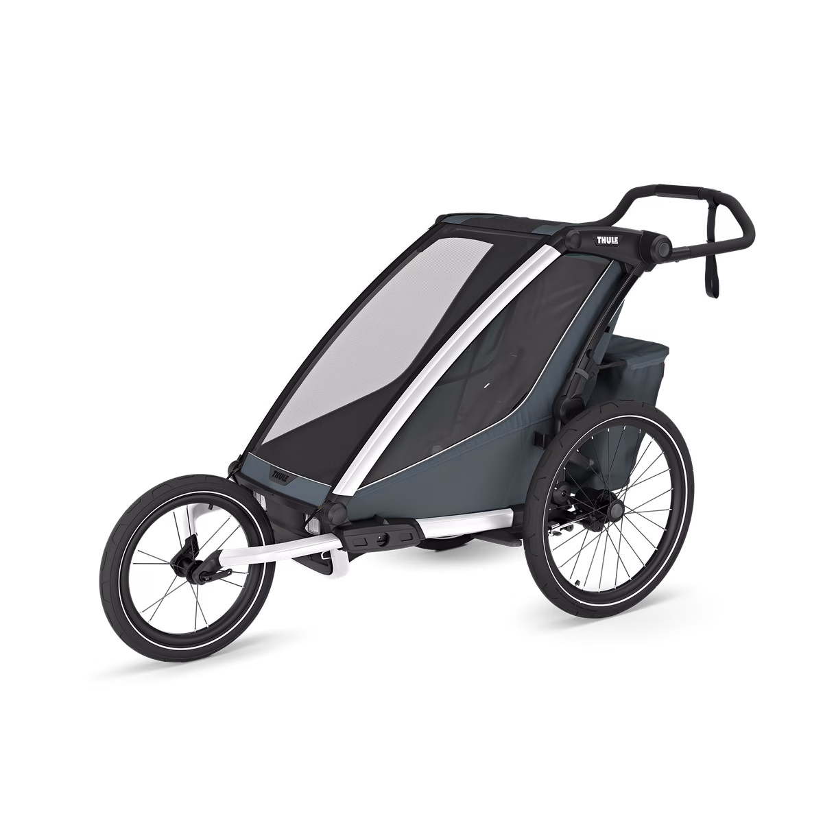 Thule Chariot Cross 2 dažādu sporta veidu velopiekabe | 1 vieta | Dark Slate