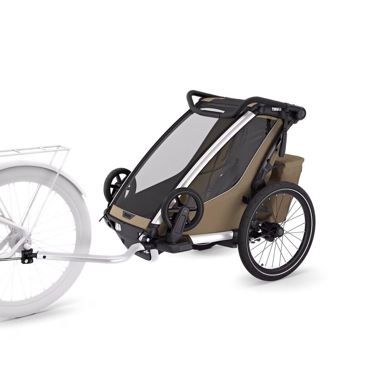 Thule Chariot Cross 2 Multisport Bike Trailer | 1-seat | Faded Khaki