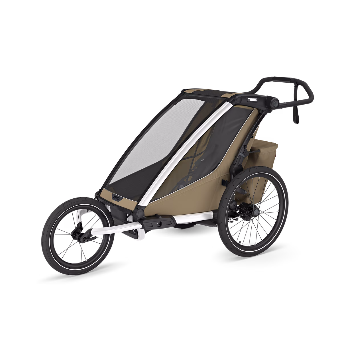Thule Chariot Cross 2 Multisport Bike Trailer | 1-seat | Faded Khaki