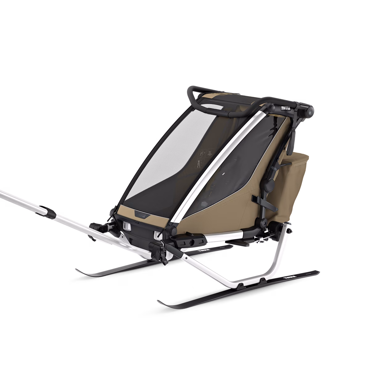 Thule Chariot Cross 2 Multisport Bike Trailer | 1-seat | Faded Khaki