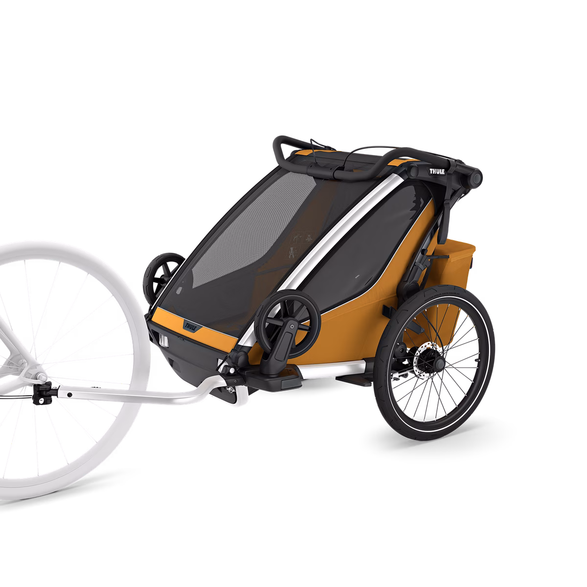 Thule Chariot Sport 2 dažādu sporta veidu velopiekabe | 2 vieta | Natural Gold