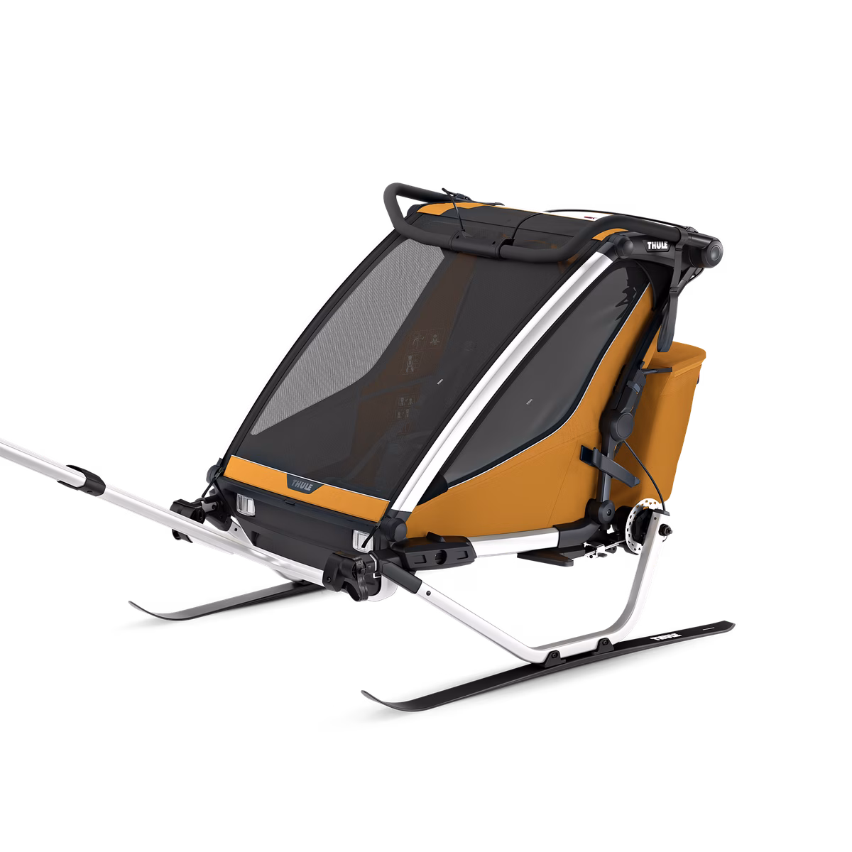Thule Chariot Sport 2 dažādu sporta veidu velopiekabe | 2 vieta | Natural Gold