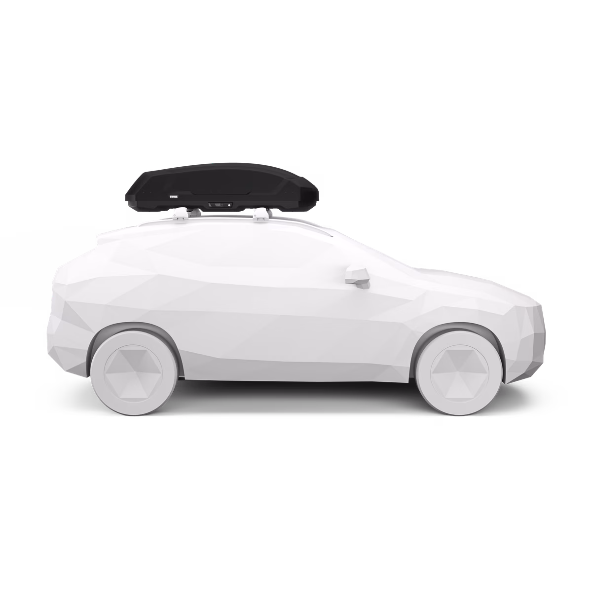 Thule Force 3 uz jumta stiprināms bagāžas koferis | M | Black Matte