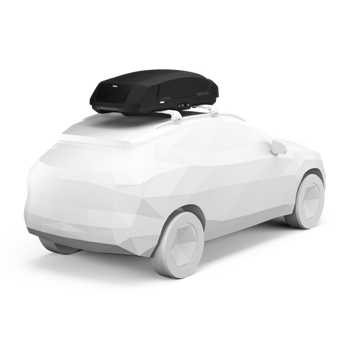 Thule Force 3 uz jumta stiprināms bagāžas koferis | M | Black Matte
