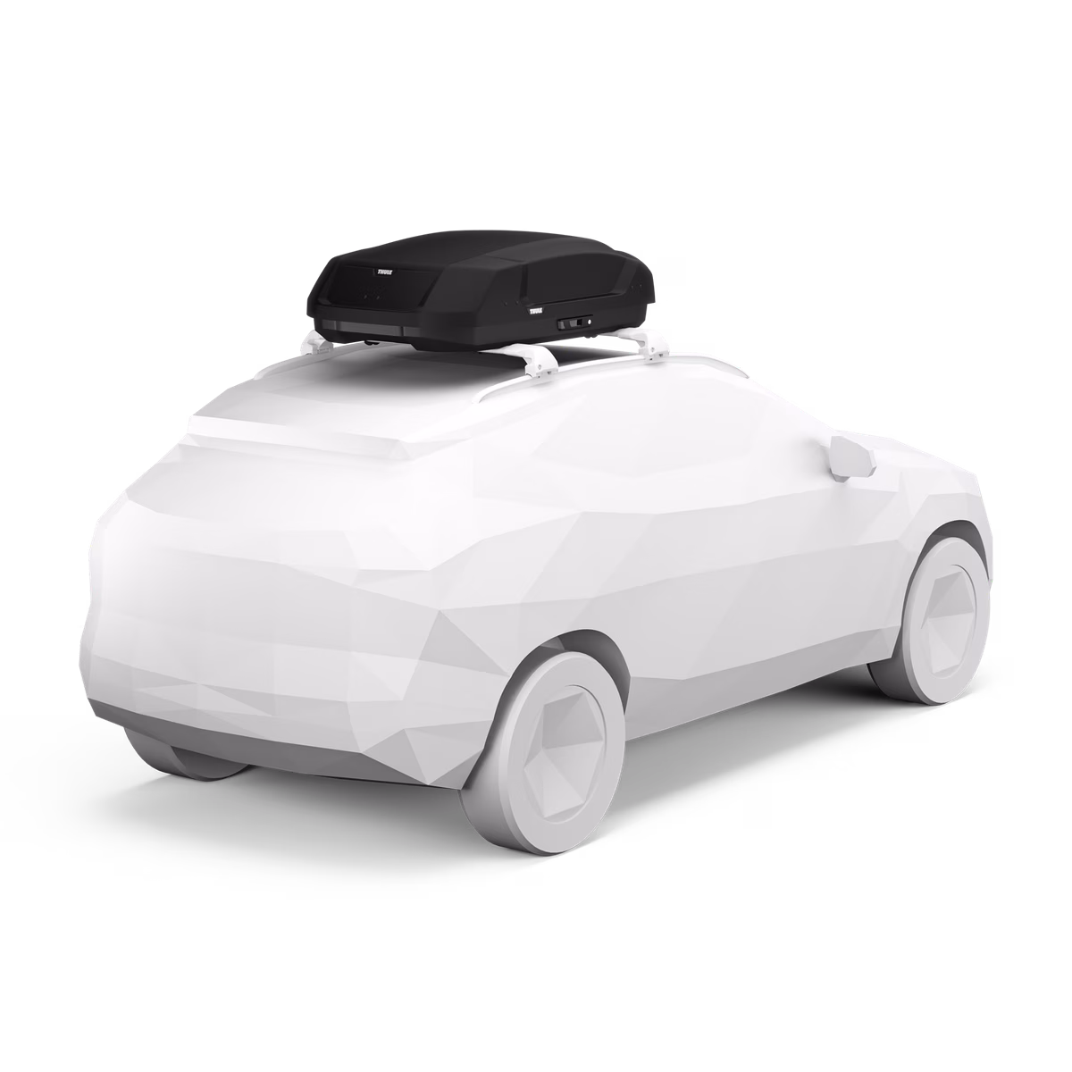 Thule Force 3 uz jumta stiprināms bagāžas koferis | S | Black Matte