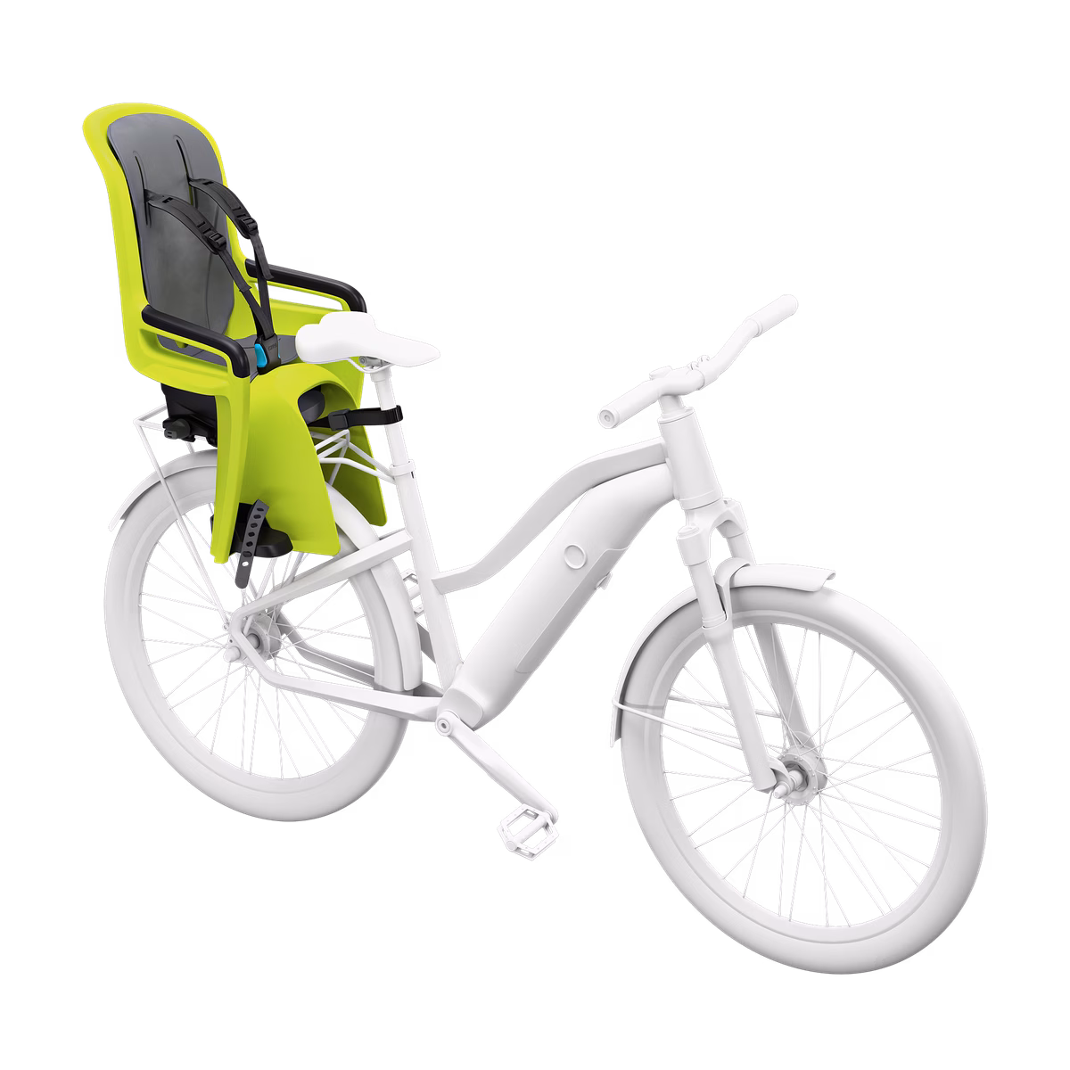 Thule RideAlong 2 Rack Mounted Child Bike Seat | Zen Lime